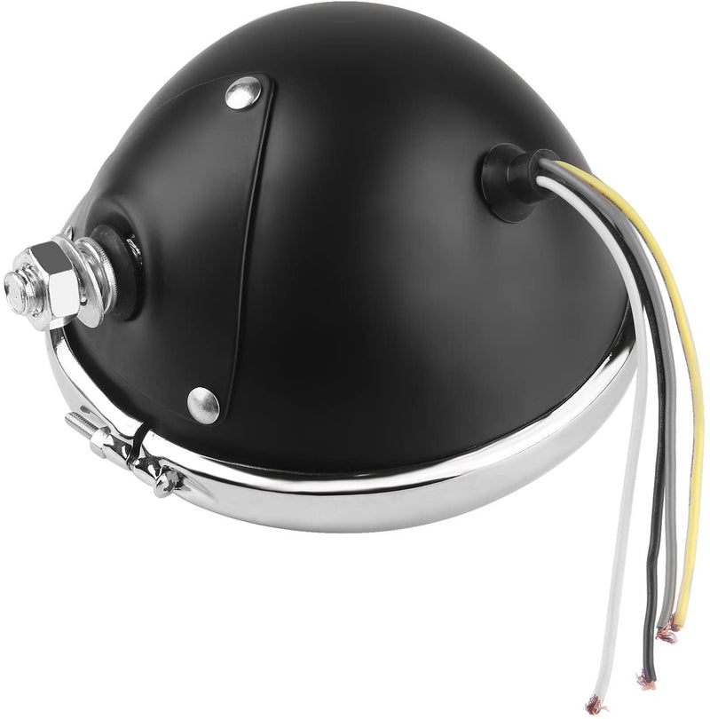 Motorcycle 5-3/4" 5.75 Inch LED Headlight Housing Bucket Mounting Bracket for Harley