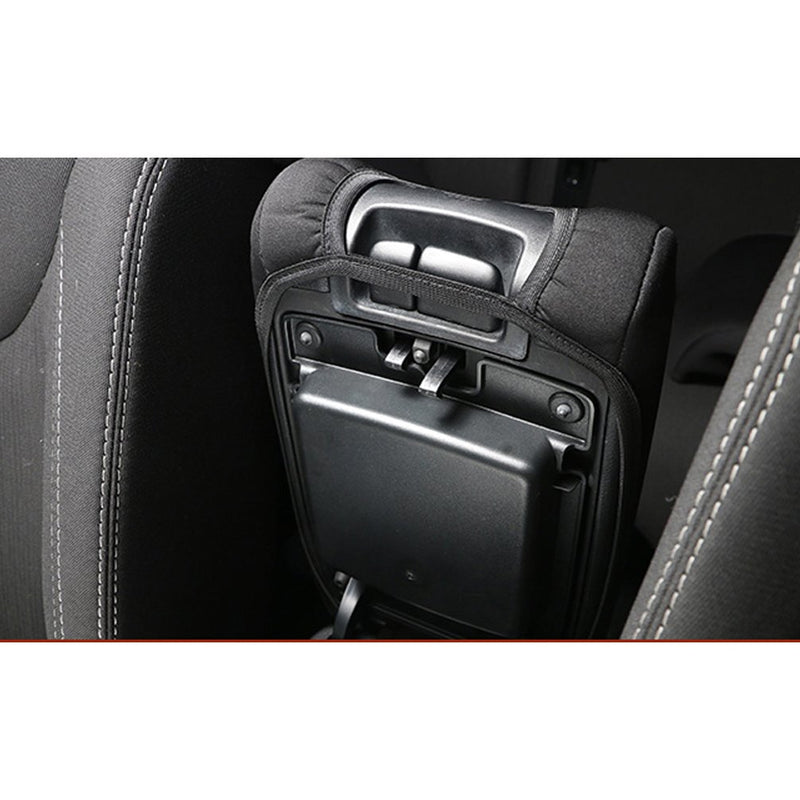 Center Console Cover with Storage Bag for 2011-2018 Jeep Wrangler JK JKU