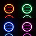 4" CREE LED Fog Lights with RGB Halo Angle Eyes - Sunpie