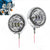 Sunpie 4.5" Chrome/Black CREE LED Auxiliary Spot Fog Passing Light with housing - Sunpie