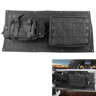 Jeep Wrangler JK Tailgate Cover Black Tail Gate Storage Bags - Sunpie