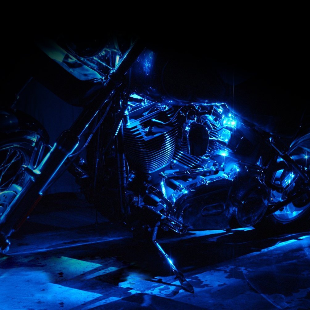 Sunpie 12 pcs motorcycle LED Light Kit Strips with Bluetooth Remote - Sunpie