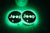 Sunpie Car RGB LED Cup Holder Mats Lights for Jeep Wrangler JK Accessories Interior Decoration Atmosphere Lamp Coaster (2pcs/set)