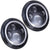Sunpie 7" White DRL/Amber Turn Signal halo Headlights/4" Fog Light combo set
