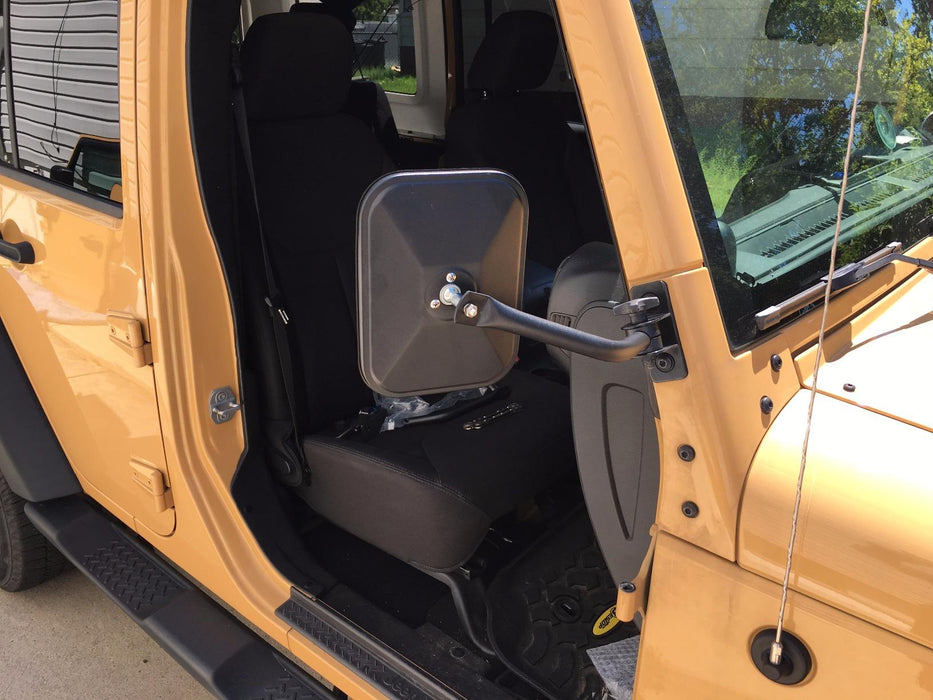 Jeep Wrangler Doors off Mirrors - Doorless Side Mirrors Accessories JK TJ
