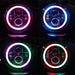 Sunpie 7" multi-color RGB Headlight with running halos - Sunpie