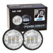 Sunpie 4.5" daymaker LED Passing Light fog lamps Chrome/Black - Sunpie