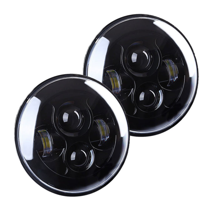 Sunpie 7 inch Black Style Daymaker LED Headlight for Jeep Wrangler JK TJ LJ
