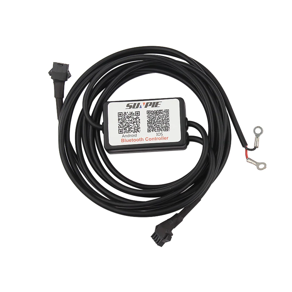 Universal Replacement Bluetooth App Control Box Only for Motorcycle LED Strip Light Series (Fits 8, 12, 16, 18 Pcs Kits - Remote Not Included)