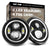 7" LED Headlight with Halo Angel Eye Ring & DRL & Turn Signal Lights for 1976-2018 Jeep Wrangler CJ TJ LJ JK JKU (2pcs/set)