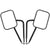 Doors off Mirrors,Compatible with Jeep Wrangler Model 1987-2023 YJ TJ LJ JK/JKU JL/JLU Jeep JT Gladiator One Pair Left And Right