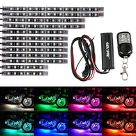 Sunpie 12 pcs Motorcycle LED Light Kit Strips - Sunpie