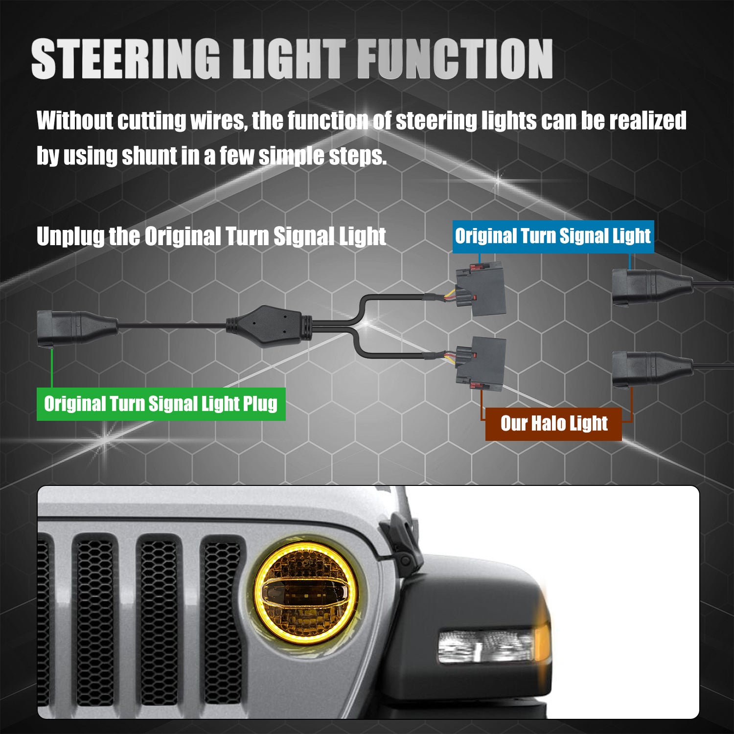 jeep jk halo headlights
