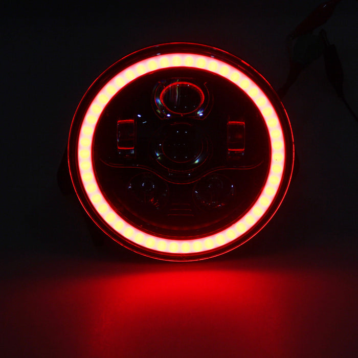 7 inch RGB halo LED headlight for Harley Davidson Street Glide Road King Softail - Sunpie