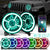9 Inch RGB Halo LED Headlights for  2018-2024 Jeep Wrangler JL JLU & JT Gladiator (2pcs/set)
