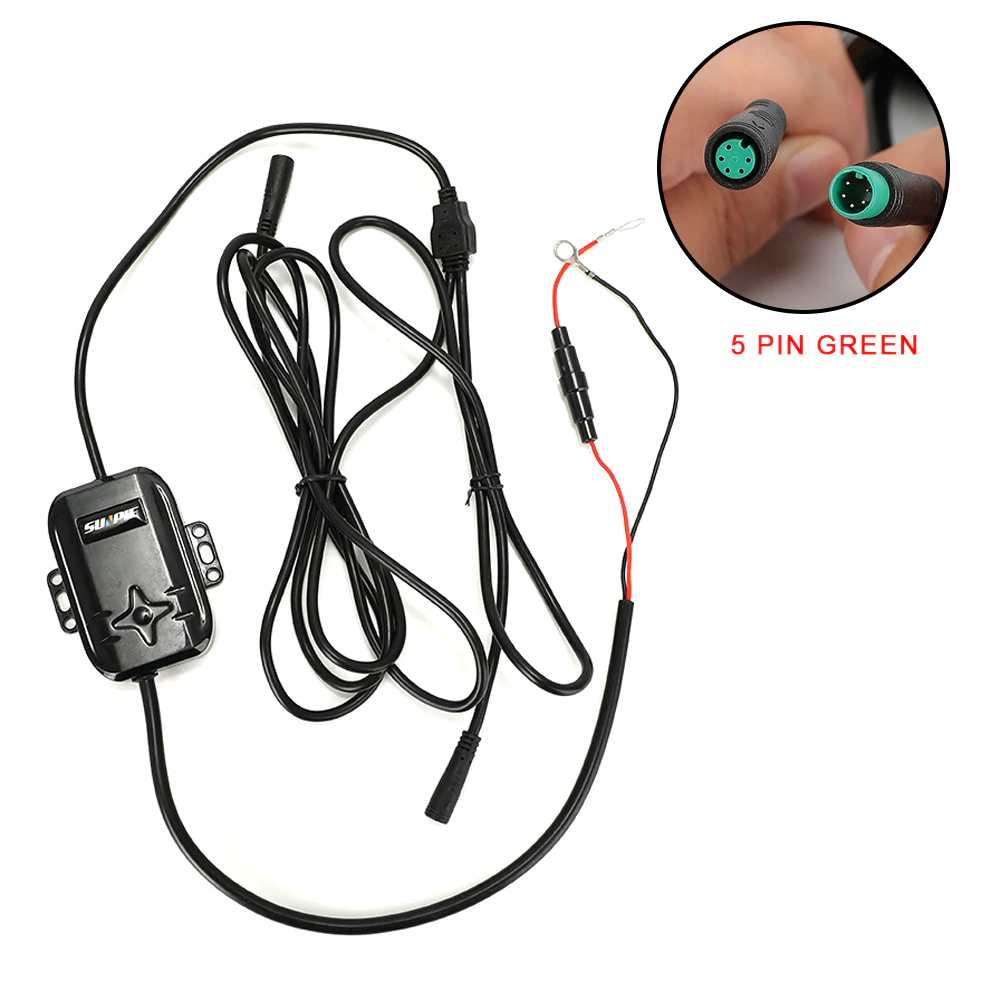 SUNPIE 7" 9" 5x7 RGBW Series Headlights and 4 inch RGBW fog lights Control Box (5 Pin Green)