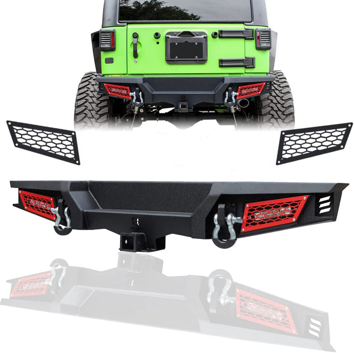 Jeep Front & Rear Bumpers Combo Kits for 2007-2018 Jeep Wrangler JK/JKU