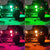 12PCS RGBW Rectangle Series LED Rock Lights Bluetooth & Remote Controller