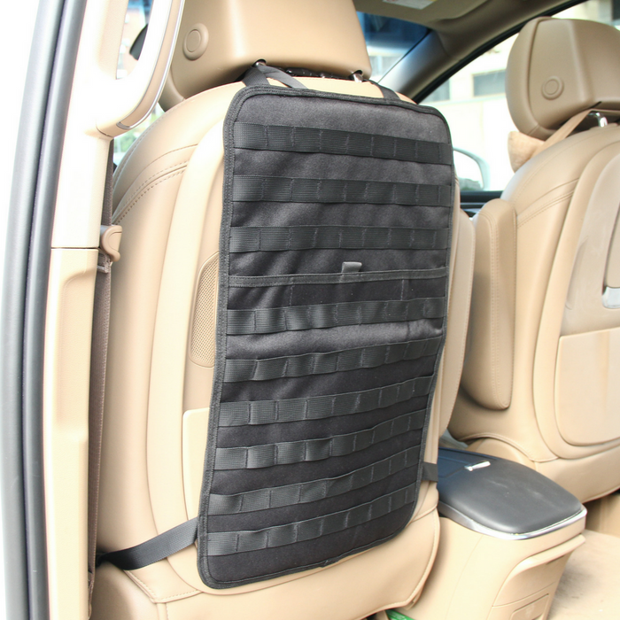 MOLLE Tactical Truck Seat Back Organizer Car Cover Vehicle Panel Storage  Bag