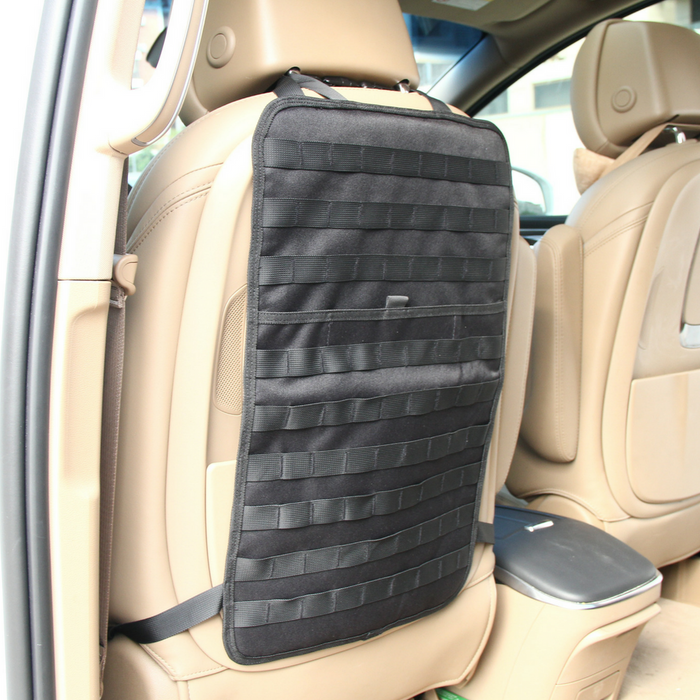 Universal Tactical Seat Cover Seat Back Organizer Storage Bag