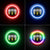 Rotating Series 7 inch RGB 3D Headlights with 4 inch RGB fog lights For 2007-2018 Jeep Wrangler JK/JKU