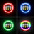 (2pcs/set) 4" Cree RGB Halo Rotating LED Fog Lights for 2007-2018 Jeep Wrangler JK