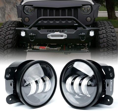 7" Headlights + 4" Fog Lights + Front Turn Signals + Fender Turn Signals + Tail Lights Combo Kits for 2007-2018 Jeep Wrangler JK JKU