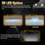 7" 3D RGB-W Halo Headlights for 1997-2023 Jeep Wrangler TJ LJ JK JKU JL JLU JT (Chrome/Black) (2pcs/set)