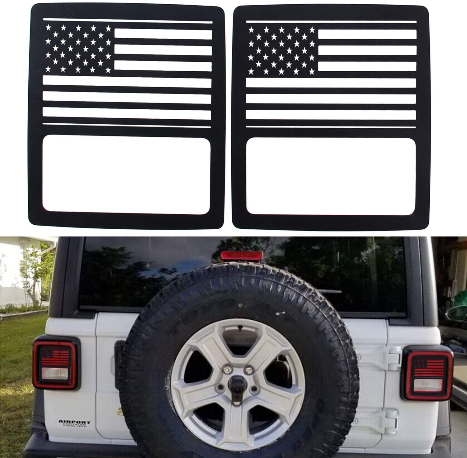 Smoke LED Tail Lights Reverse Light Turn Signal Lamp Running Lights for 2018-2026 Jeep Wrangler 4xe JL/JLU (2pcs/set)