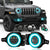 LED Lights Combo Kits for Jeep Wrangler 2018-2024 JL/JLU  - RGBW Headlights & Fog Lights, Side and Tail lights