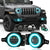 (2pcs/set) 4 inch RGBW LED Fog Lights For 2018-2023 Jeep Wrangler JL/JLU Jeep Gladiator (JT)