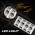 Sunpie 12 Pod RGB-W LED Rock Lights Kits for Off Road Truck ATV SUV Under Wheel 4X4