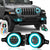 9" RGB-W Halo LED Headlights + 4" RGBW LED Fog Lights For  2018-2023 Jeep Wrangler JL JLU Gladiator (JT)